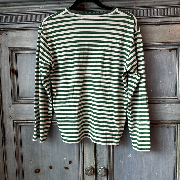Comme des Garçons PLAY Green Stripe Shirt Size M - Picture 9 of 9